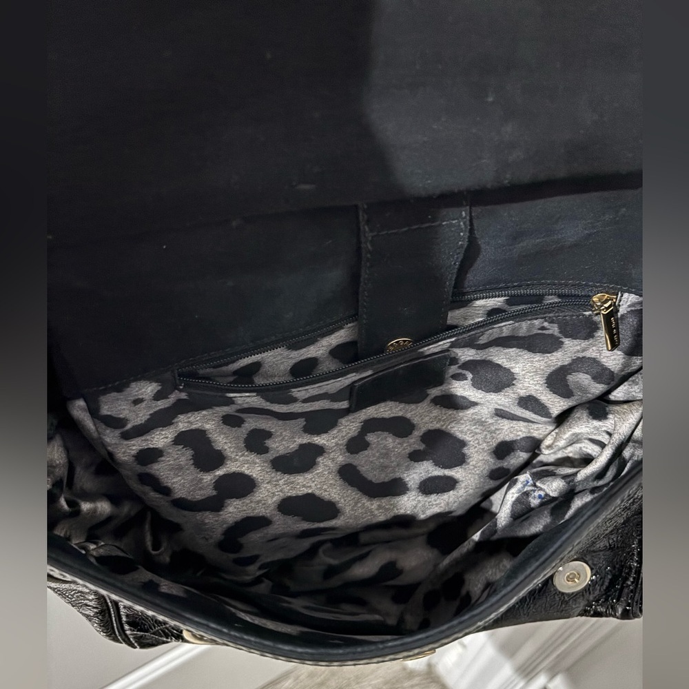 Dolce & Gabbana Black Patent Leather Top Handle Bag - Picture 12 of 16
